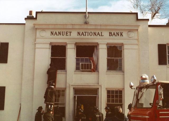 Photo from the past. Nanuet National Bank Fire. Sometime during the 70ths.
Photo by Vincent P. Tuzzolino